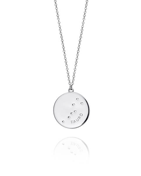 Strieborný náhrdelník znamenie Býk Horoscope 61014C000-38T