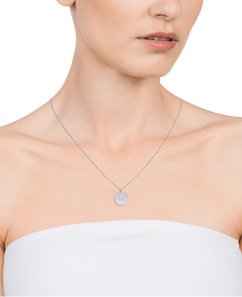 Stříbrný náhrdelník znamení Panna Horoscopo 61014C000-38V