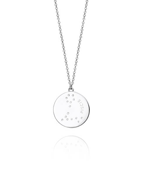 Strieborný náhrdelník znamenia Ryby Horoscope 61014C000-38P