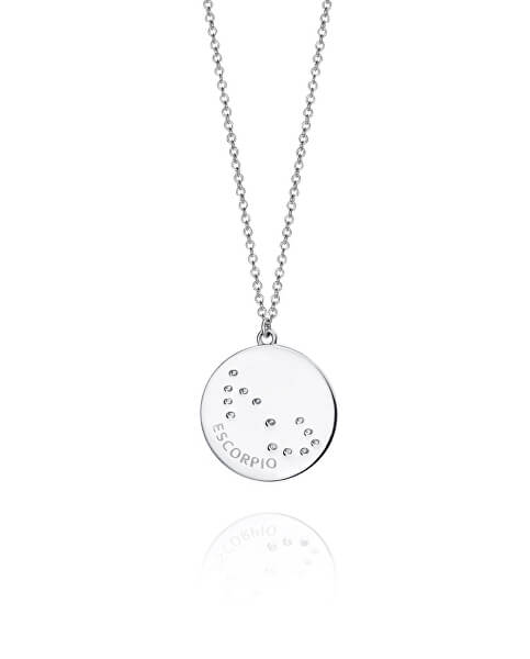 Strieborný náhrdelník znamenie Škorpión Horoscope 61014C000-38E