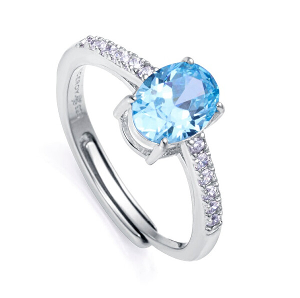 Luxusní stříbrný prsten se zirkony Clasica 13155A013