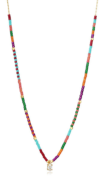 Nadčasový pozlacený náhrdelník Trend 13039C100-99