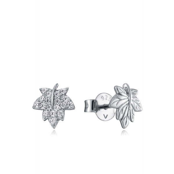 Orecchini delicati in argento con zirconi Trend 85026E000-30