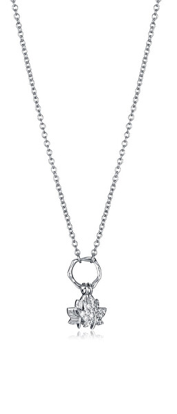 Originálny strieborný náhrdelník s príveskami Trend 85026C000-30