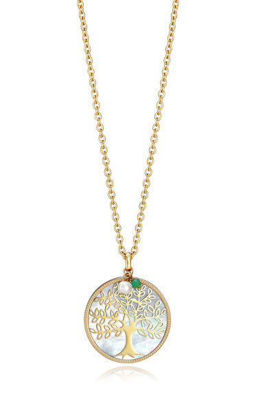 Pozlacený náhrdelník se stromem života Popular 15064C01012