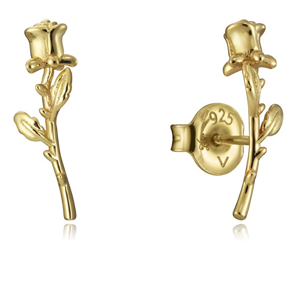 Incantevoli orecchini placcati oro Rosa Trend 13004E100-30