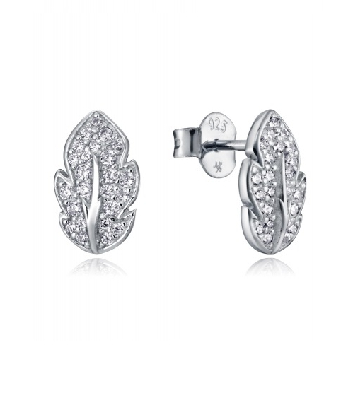 Bámulatos ezüst fülbevaló cirkónium kővel  Trend 85024E000-30