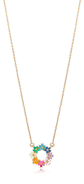 Pôvabný pozlátený náhrdelník Trend 13049C100-39