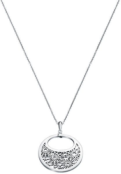 Ocelový náhrdelník s výrazným přívěskem Chic 75115C01000