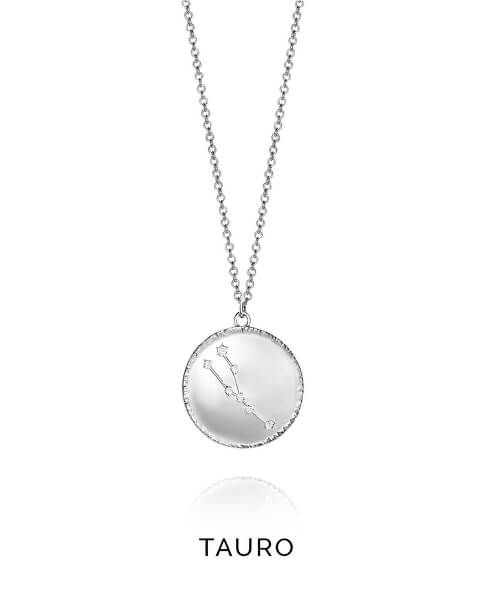 Strieborný náhrdelník znamenie Býk Horoscope 61014C000-38T