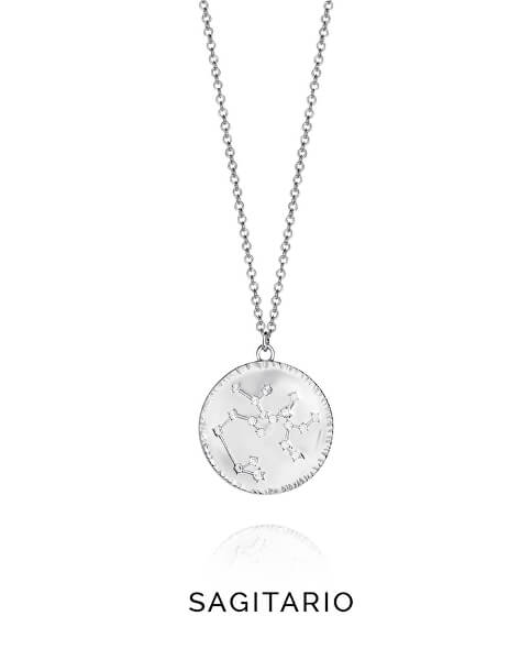 Silberne Halskette mit Schütze-Zeichen  61014C000-38SA