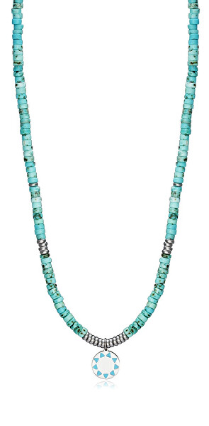Stilvolle Halskette aus Stahl Kiss 1396C01013