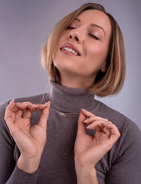 Dámský náhrdelník Nekonečno Enso Rose Gold
