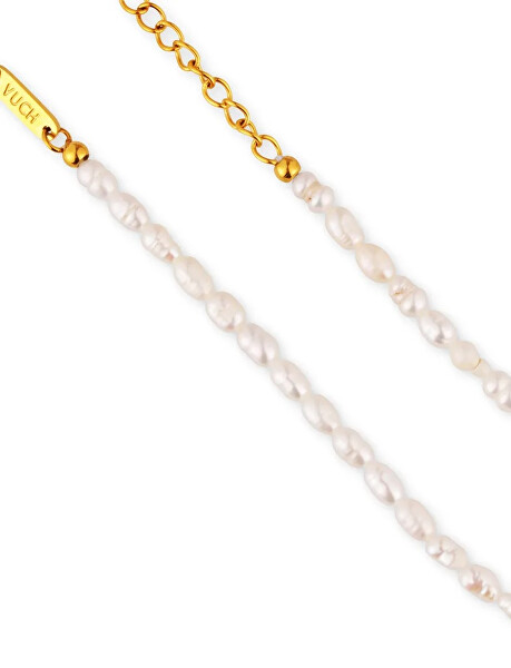 Dámský perlový náramek z říčních perel Mireya Gold