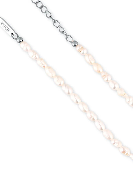 Dámský perlový náramek z říčních perel Mireya Silver