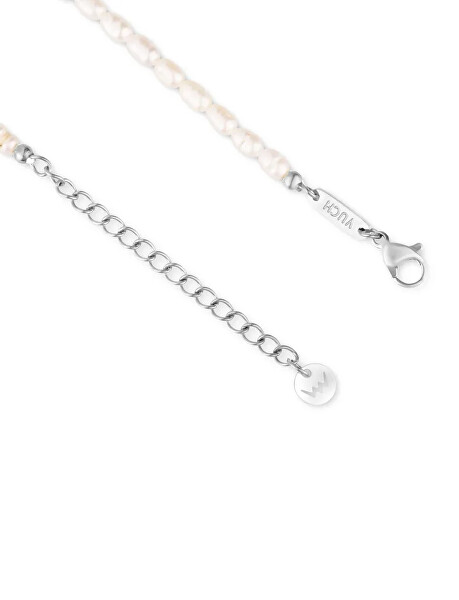 Dámský perlový náramek z říčních perel Mireya Silver