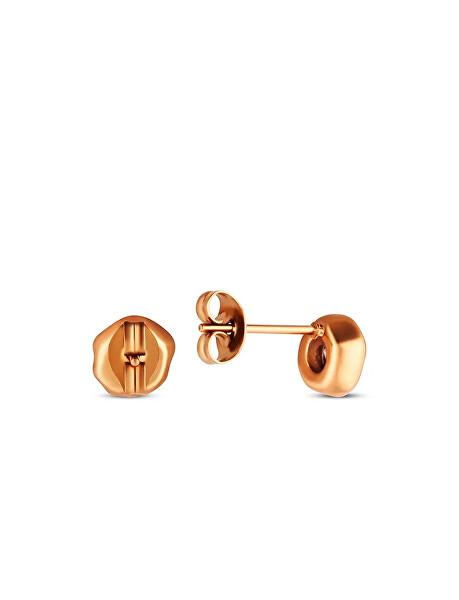Designové pozlacené náušnice Ellin Rose Gold