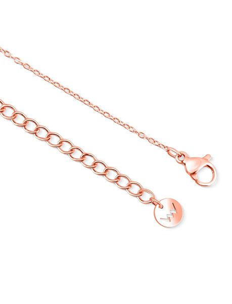 Elegantní náramek se srdíčkem Amelora Rose Gold