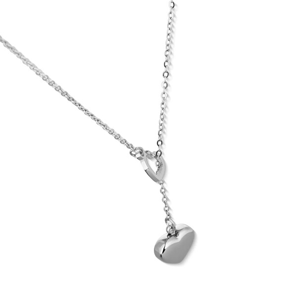 Flexibilní náhrdelník Sweet heart Silver