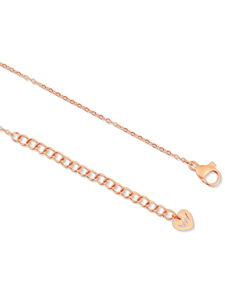 Krásný pozlacený náhrdelník Srdíčko Emery Rose Gold