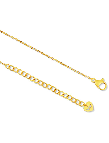 Krásný pozlacený náhrdelník Srdíčko Emery Gold