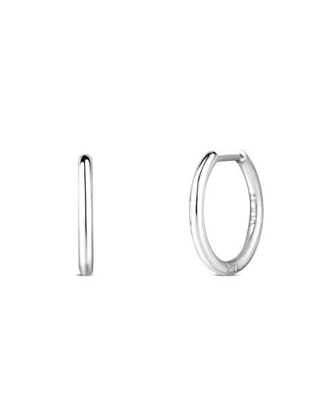 Minimalistické kruhové náušnice Orix Silver