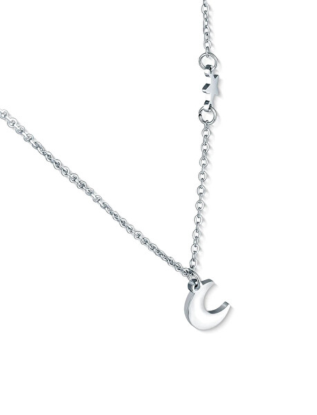 Náhrdelník s přívěskem měsíce Kiral Silver