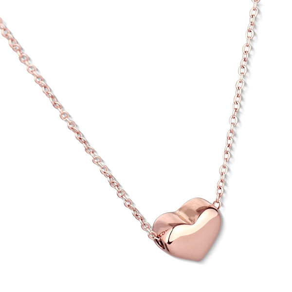 Něžný náhrdelník se srdíčkem Deep Love Rose Gold