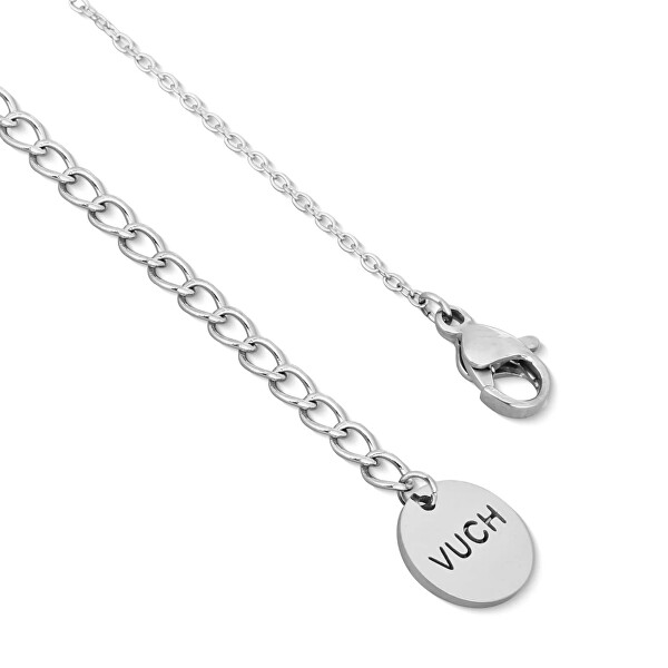 Něžný náhrdelník se srdíčkem Deep Love Silver