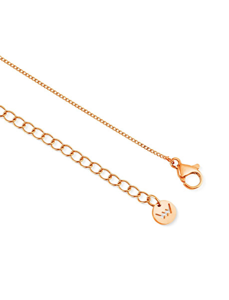 Něžný pozlacený náhrdelník Stellara Rose Gold