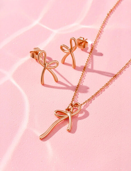Něžný pozlacený náhrdelník Stellara Rose Gold