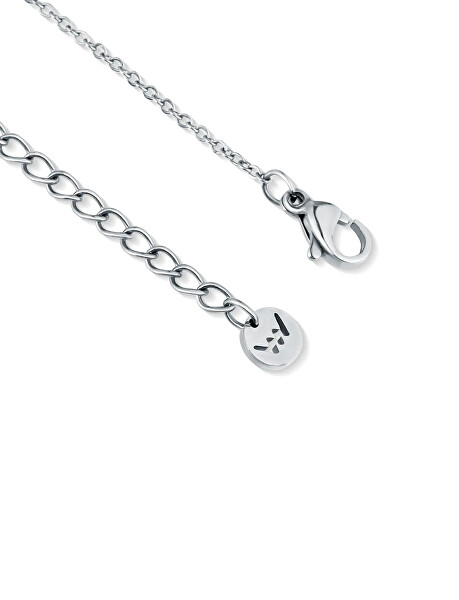 Oslnivý ocelový náhrdelník Kaori Silver
