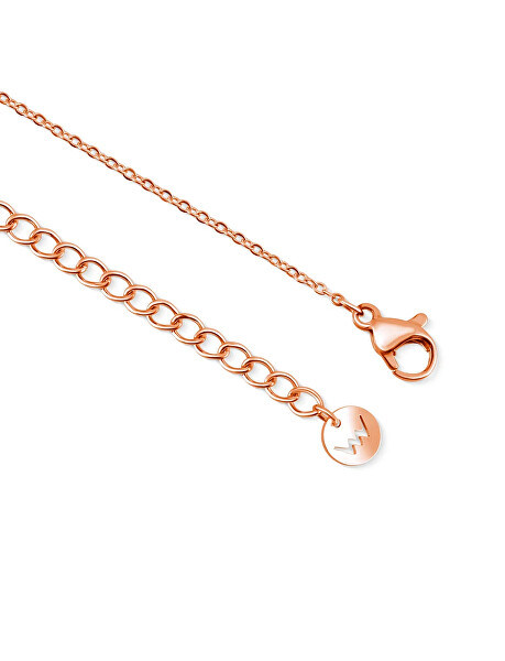 Oslnivý pozlacený náhrdelník Amelora Rose Gold
