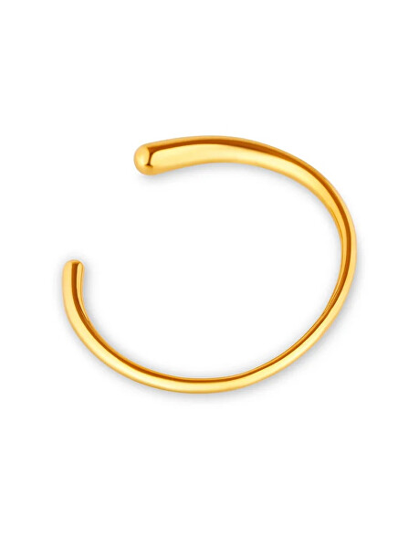 Pevný otevřený náramek Bond Gold