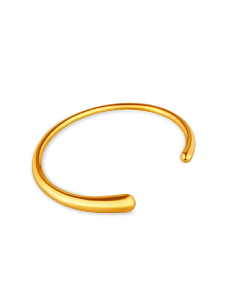 Pevný otevřený náramek Bond Gold