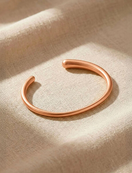 Pevný otevřený náramek Bond Rose Gold