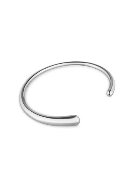 Pevný otevřený náramek Bond Silver