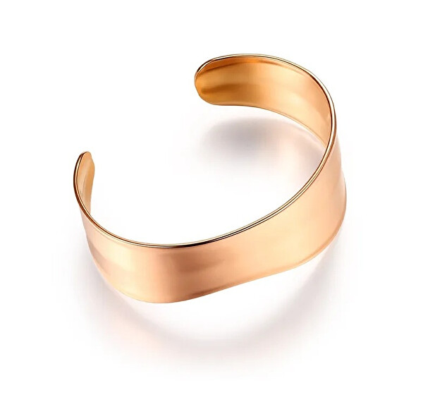 Pevný otevřený náramek Ixora Rose Gold