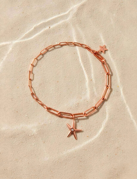 Pozlacený náramek s hvězdičkou Nyxa Rose Gold