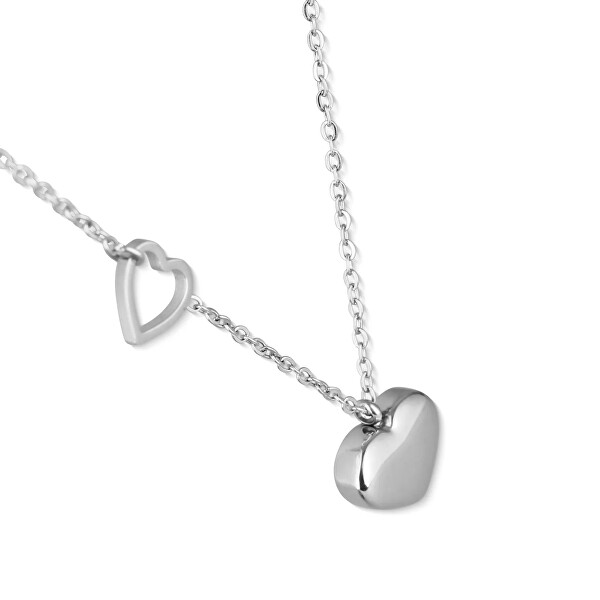 Romantický ocelový náhrdelník Inlove Silver
