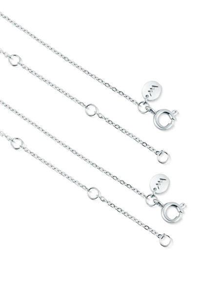 Set náhrdelníků Měsíc Lunara Silver (2 náhrdelníky)