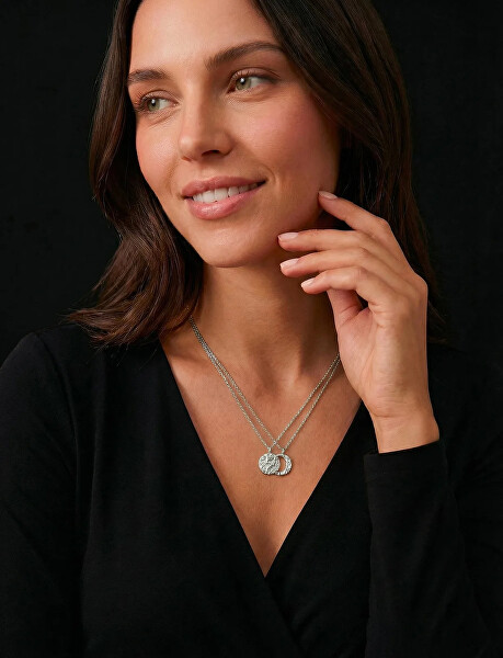 Set náhrdelníků Měsíc Lunara Silver (2 náhrdelníky)
