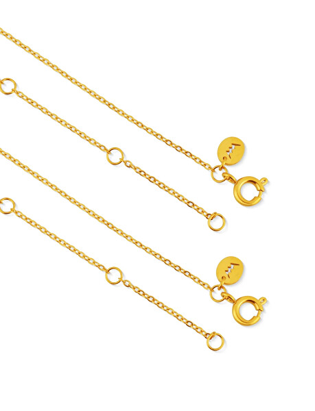 Set náhrdelníků s motivem měsíce Lunara Gold (2 náhrdelníky)