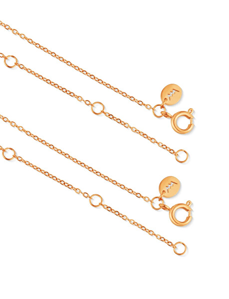 Set náhrdelníků Měsíc Lunara Rose Gold (2 náhrdelníky)