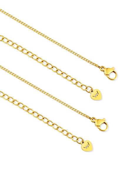 Set náhrdelníků Srdce Claribel Gold (2 náhrdelníky)