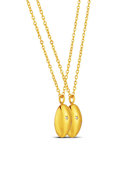 Set párových náhrdelníků Auremi Gold (2 náhrdelníky)