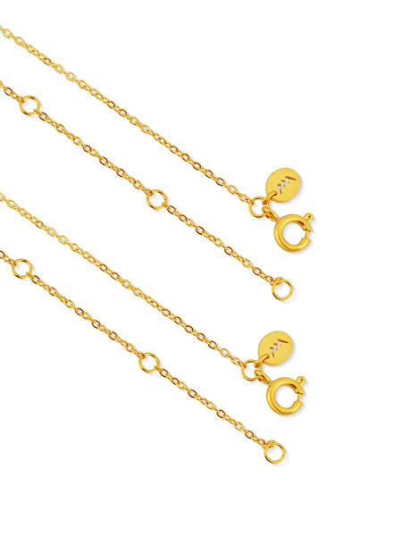 Set párových náhrdelníků Auremi Gold (2 náhrdelníky)