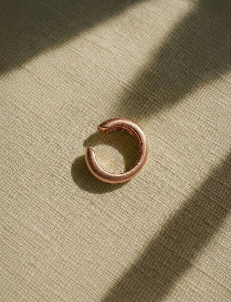 Single oceľová záušnica Eira Rose Gold