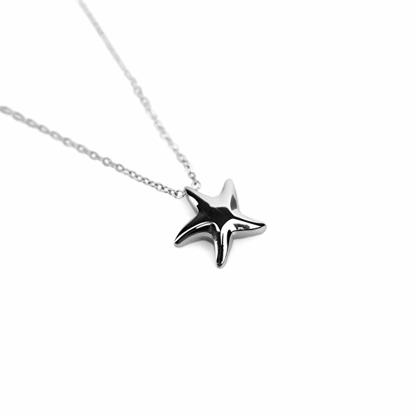 Bámulatos acél karkötő csillaggal Little Silver Mei