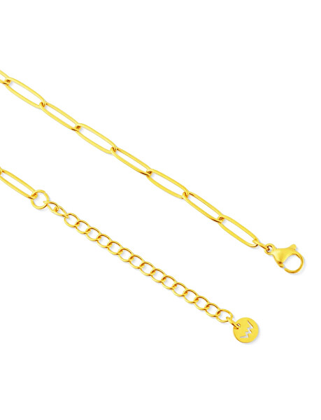 Slušivý pozlacený náhrdelník Isel Gold